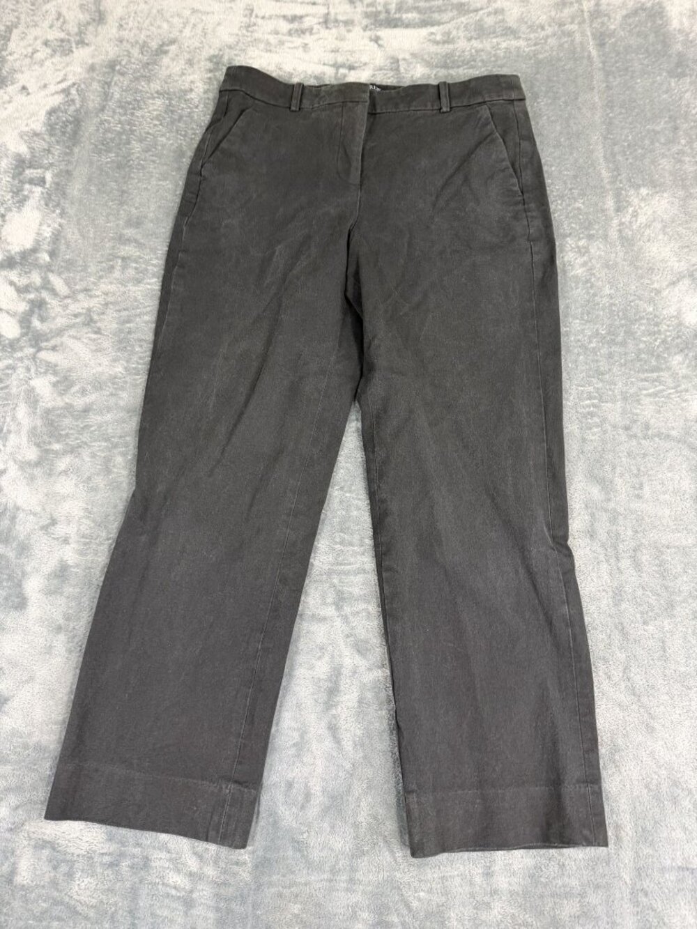 J.Crew Kallie Womens Black Straight Leg Pants 8